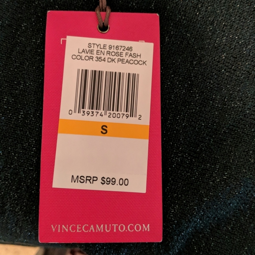 Vince Camuto green sweater size small NWT - Picture 5 of 8